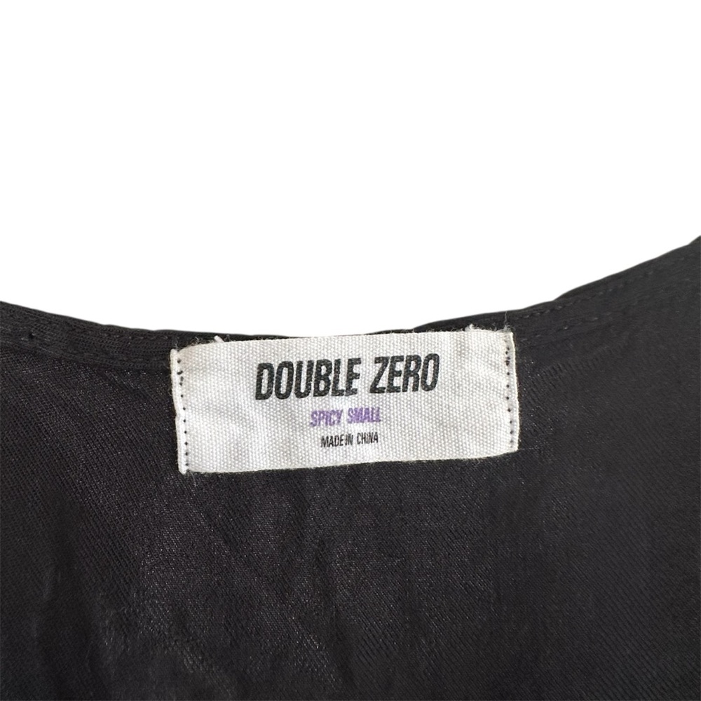 Double Zero | Black Mini Dress | S - Picture 3 of 3